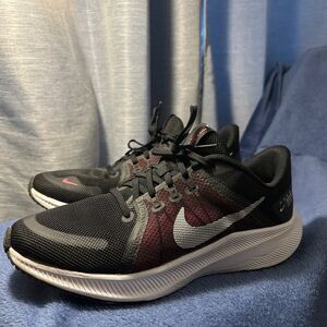 Nike Black and Burgundy Running Shoes